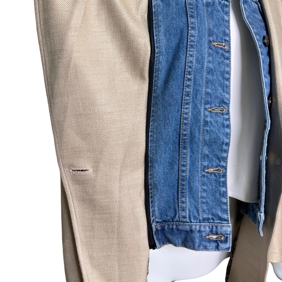 $645 VERONICA BEARD Lyda Dickey Blazer Jacket Sz 8 Beige Tan - Picture 10 of 16